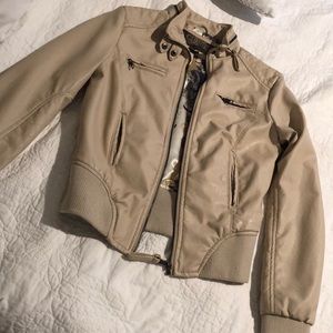 Faux leather jacket